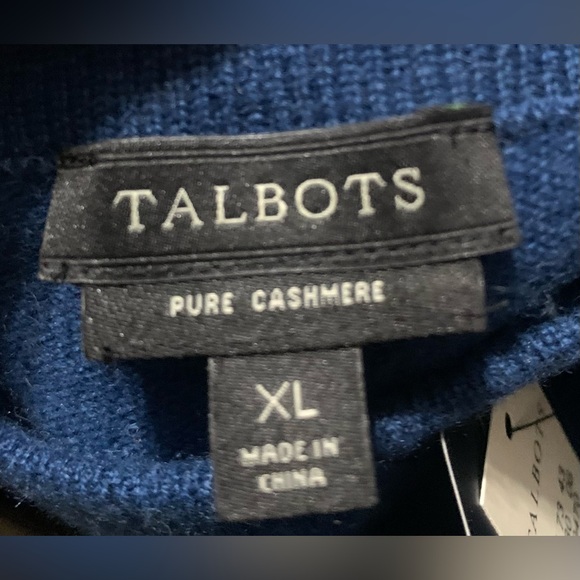 Talbots Cashmere Crew Neck Sweater NWT - Picture 4 of 5